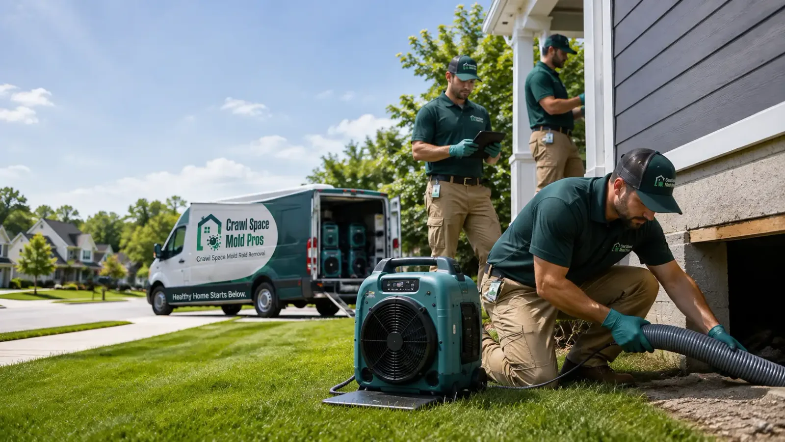 Crawl Space Mold Removal in Poston, AZ